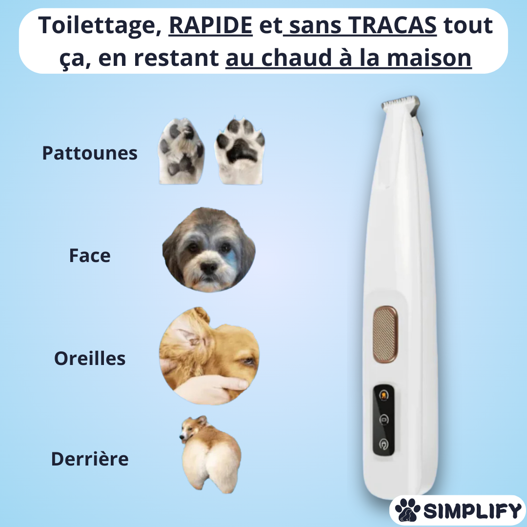 PatteAntidérapante - Tondeuse Ultra Silencieuse - Simplify